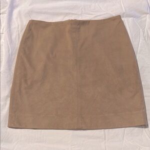 J. Crew tan mini skirt